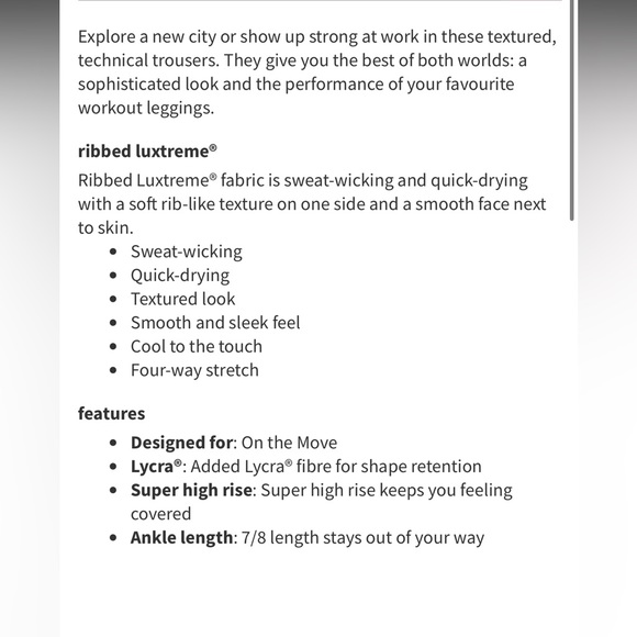 Lululemon Urban Strides Super High-Rise Pant 25" Size 2 - Picture 13 of 13